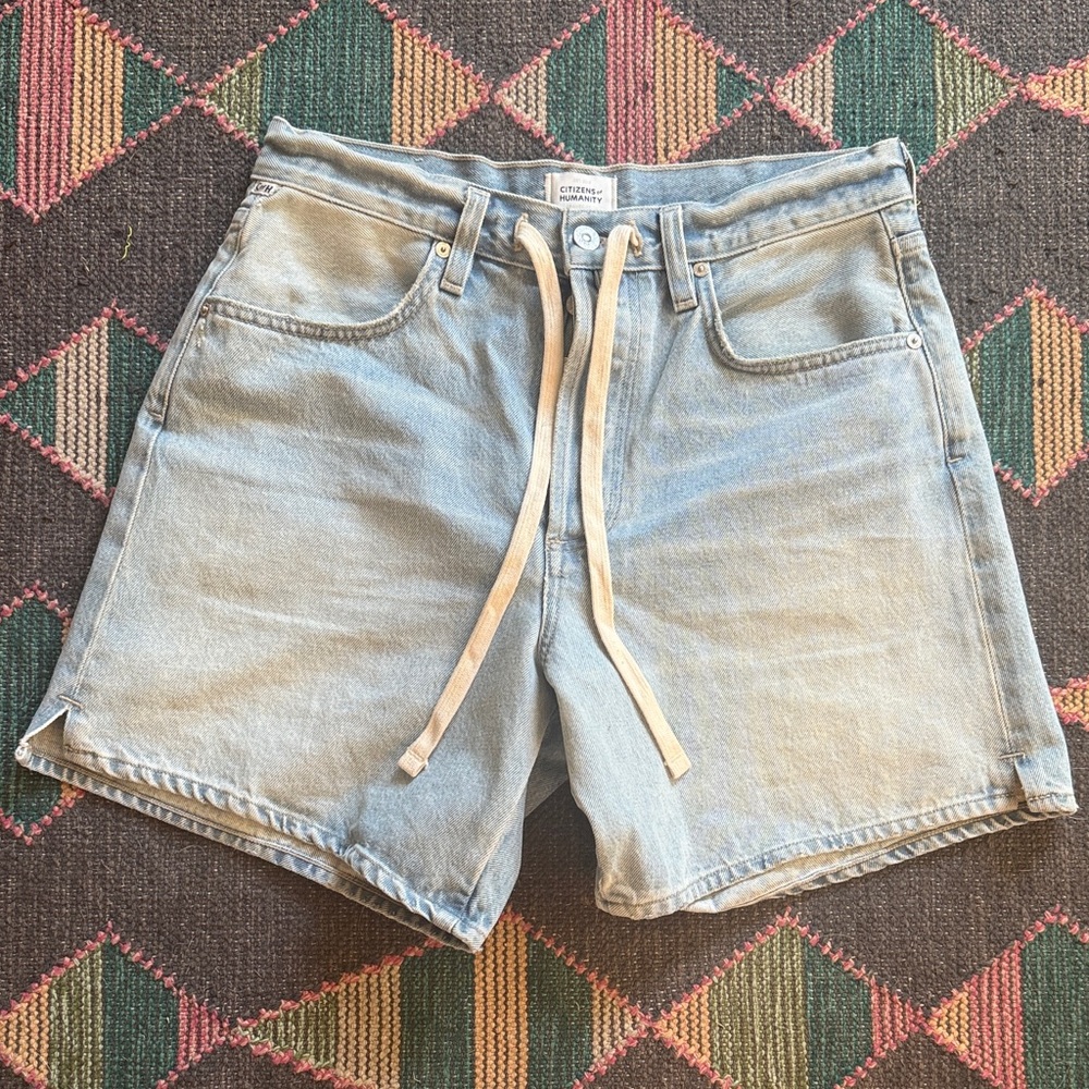 Citizens Of Humanity Light Blue Denim Shorts